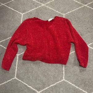 Comfy red sweater
